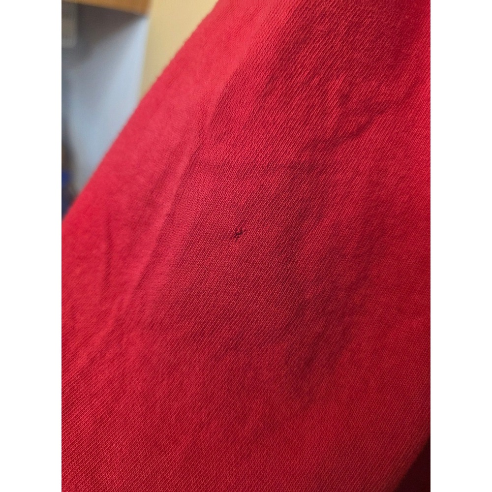 Simply Southern Womens Red Hogs and Kisses Pig Long Sleeve Graphic T-Shirt Small - Picture 5 of 5